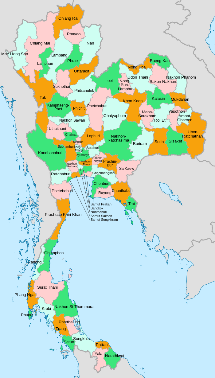 Detail Peta Negara Thailand Nomer 12