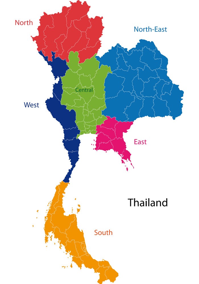 Detail Peta Negara Thailand Nomer 15