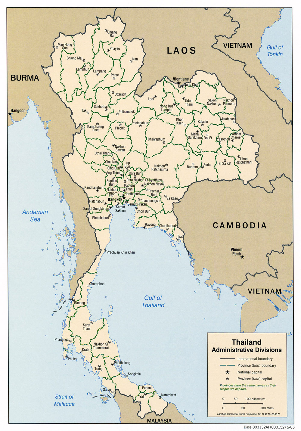 Detail Peta Negara Thailand Nomer 18