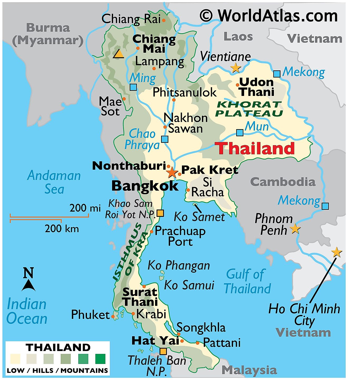 Detail Peta Negara Thailand Nomer 32