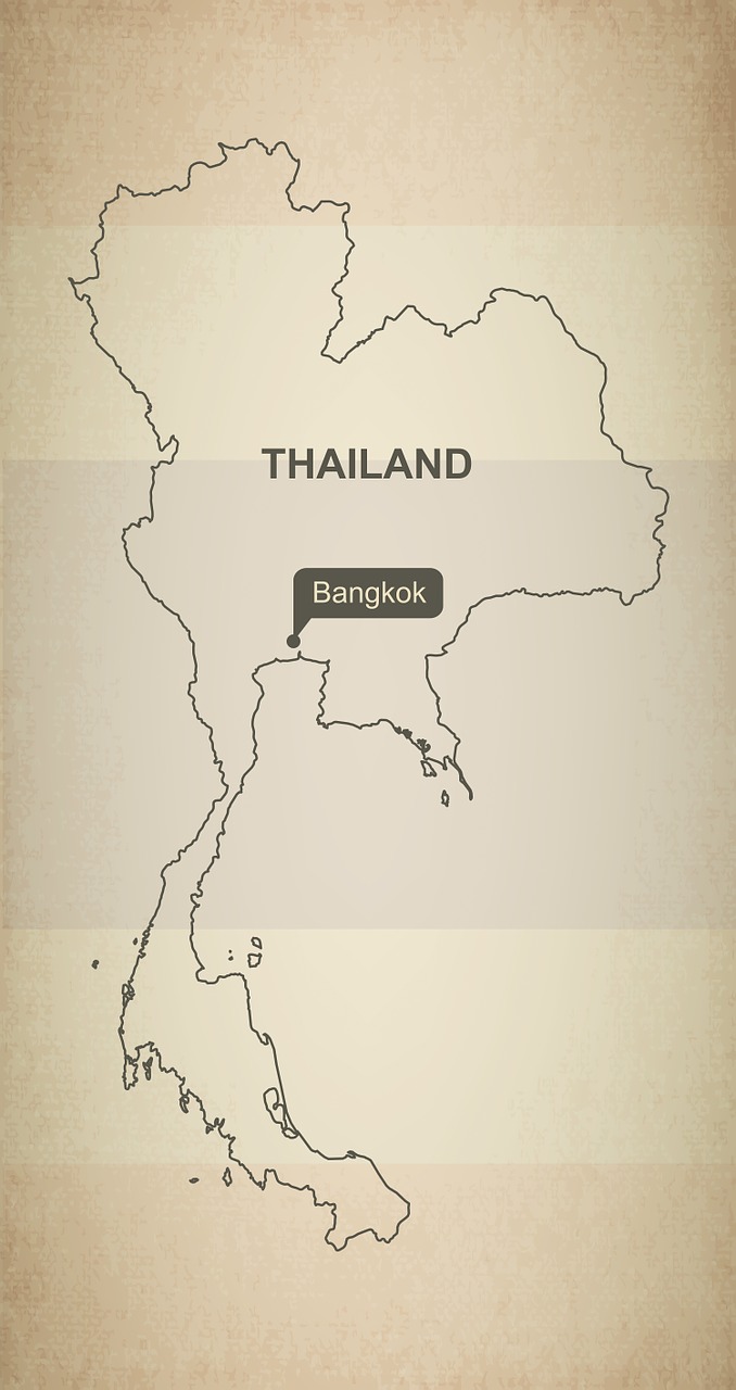 Detail Peta Negara Thailand Nomer 6