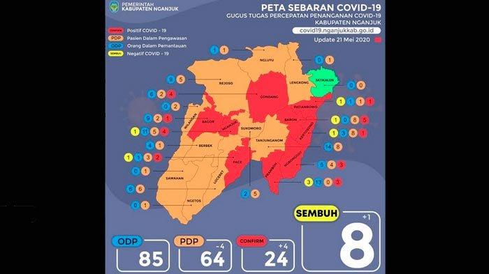 Detail Peta Nganjuk Jawa Timur Nomer 47