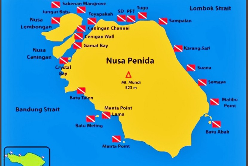 Detail Peta Nusa Penida Nomer 37