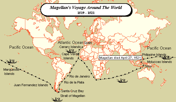 Detail Peta Perjalanan Christopher Columbus Nomer 8