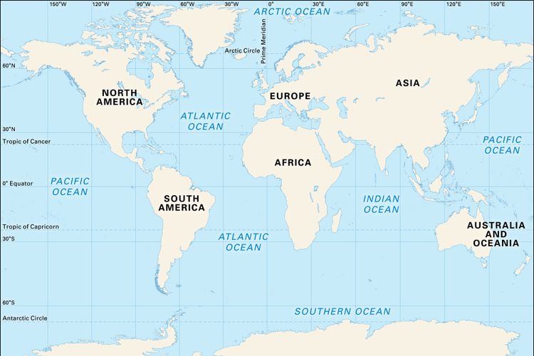 Peta Samudra Hindia - KibrisPDR