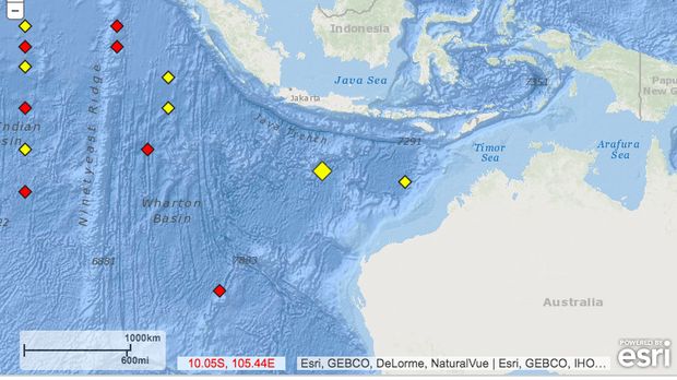 Detail Peta Samudra Hindia Nomer 47