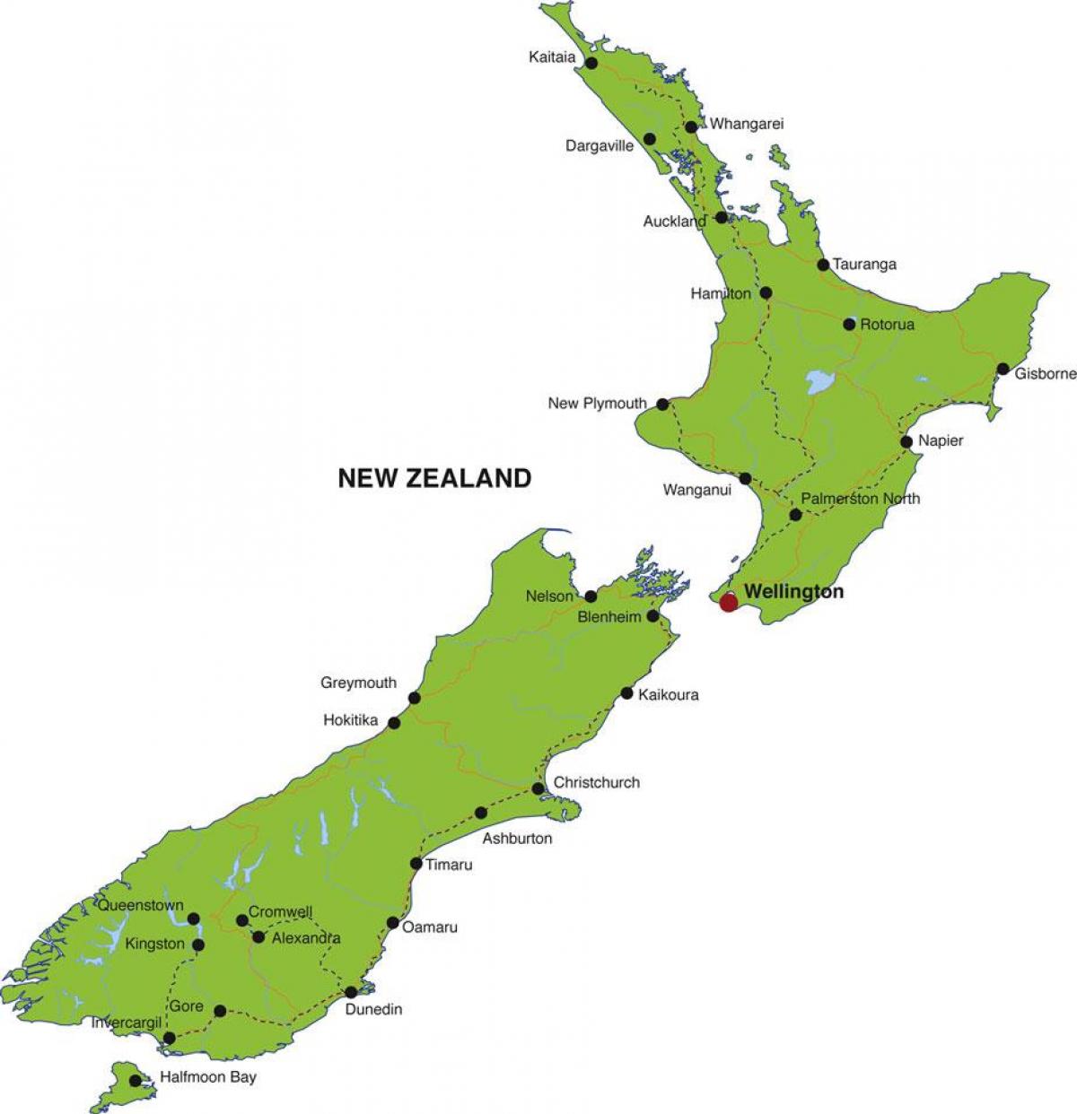 Detail Peta Selandia Baru Nomer 2