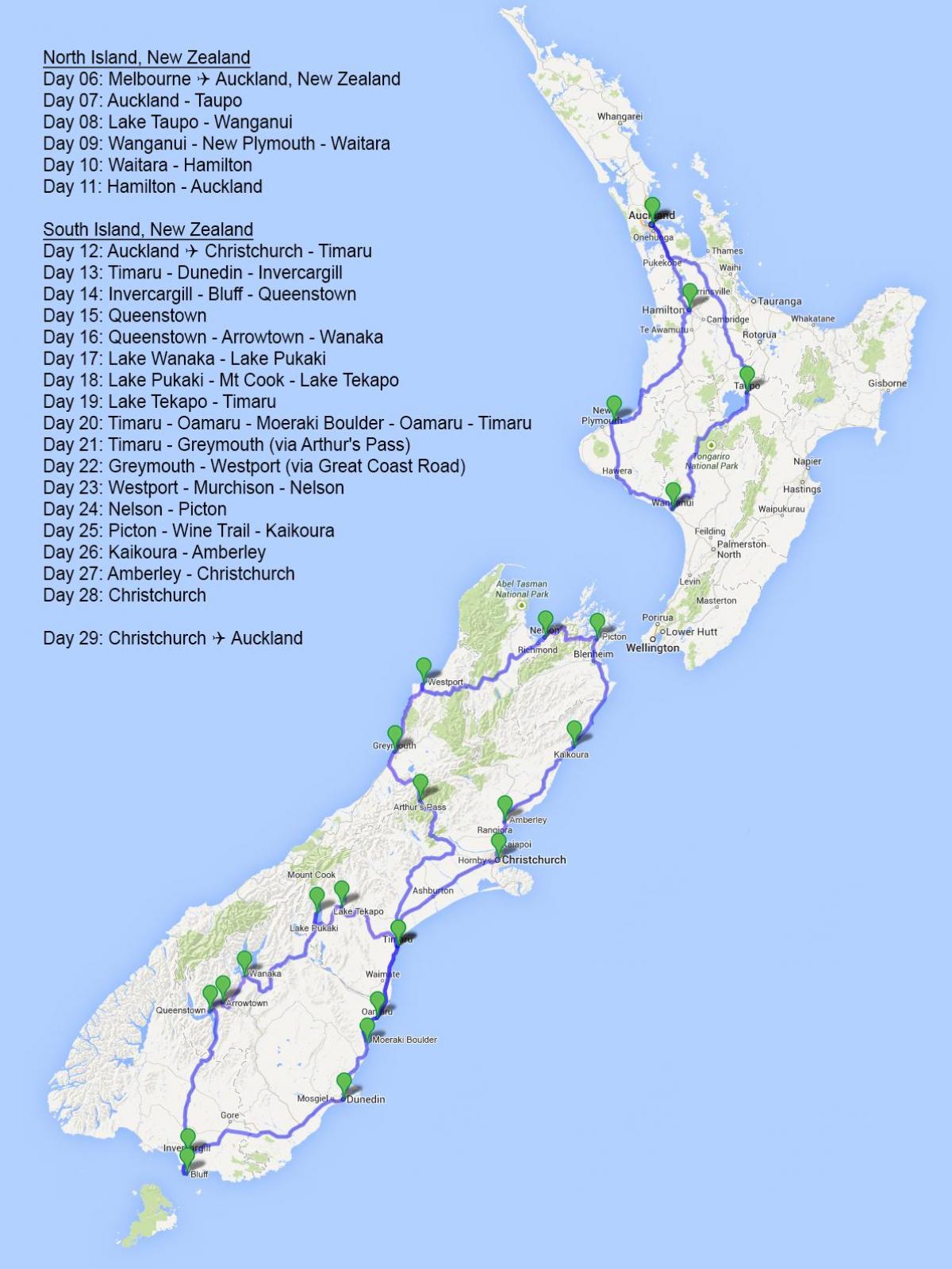 Detail Peta Selandia Baru Nomer 16