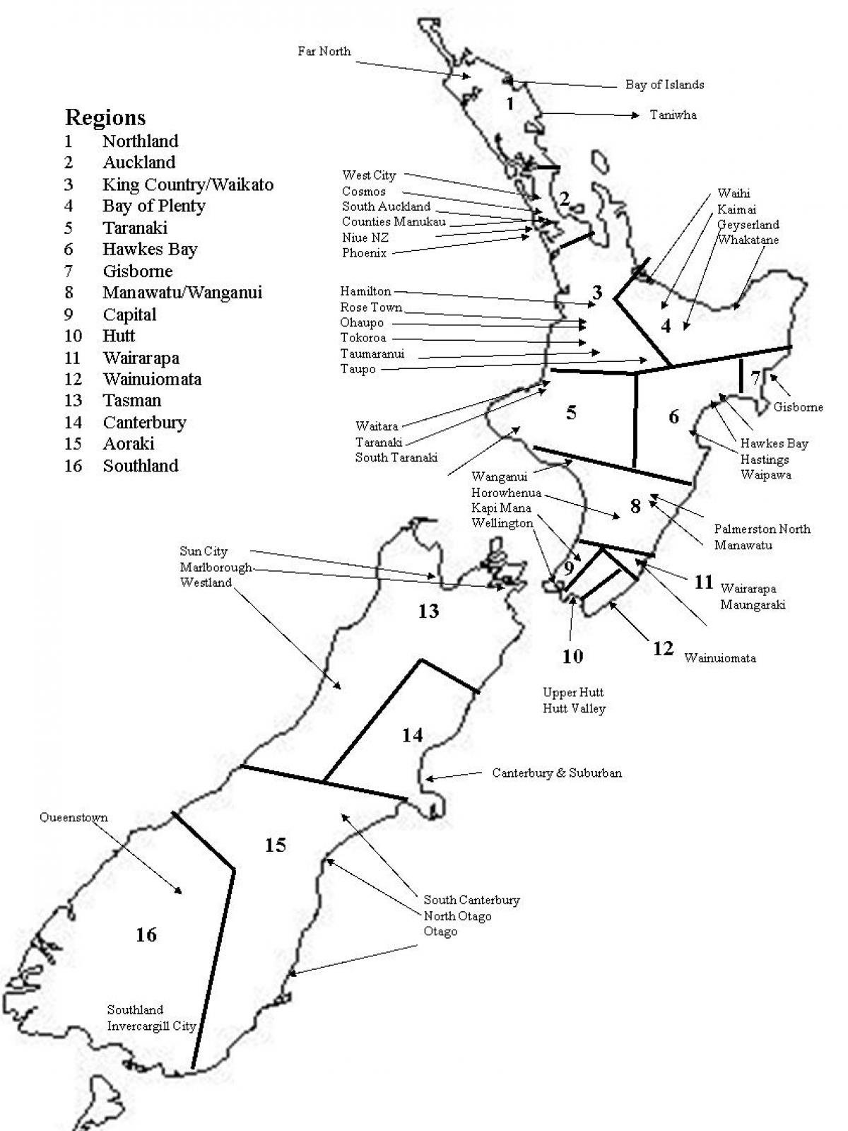 Detail Peta Selandia Baru Nomer 24