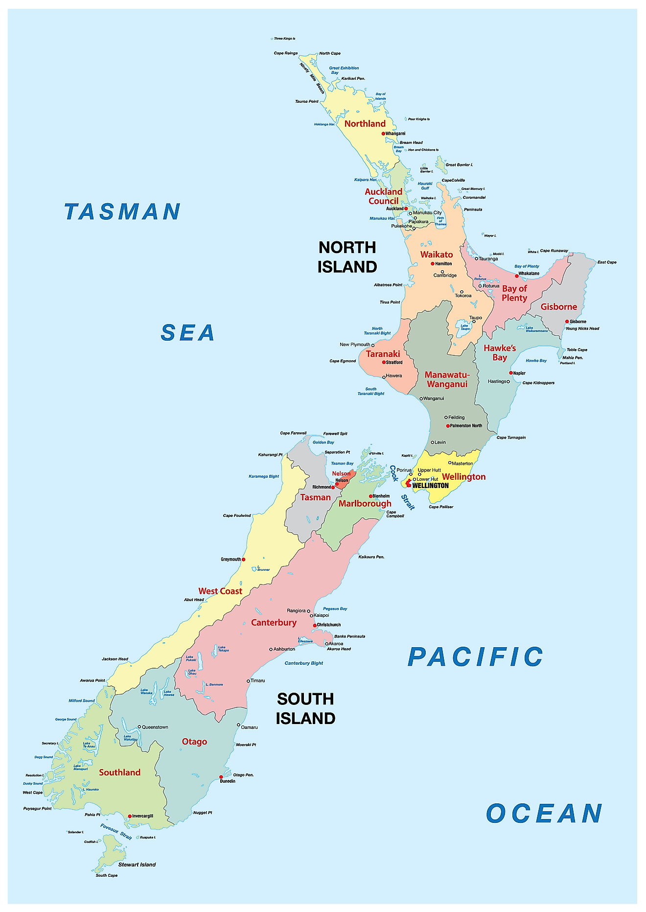 Detail Peta Selandia Baru Nomer 31