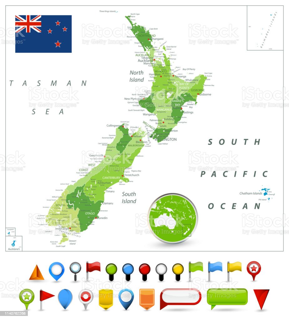Detail Peta Selandia Baru Nomer 47