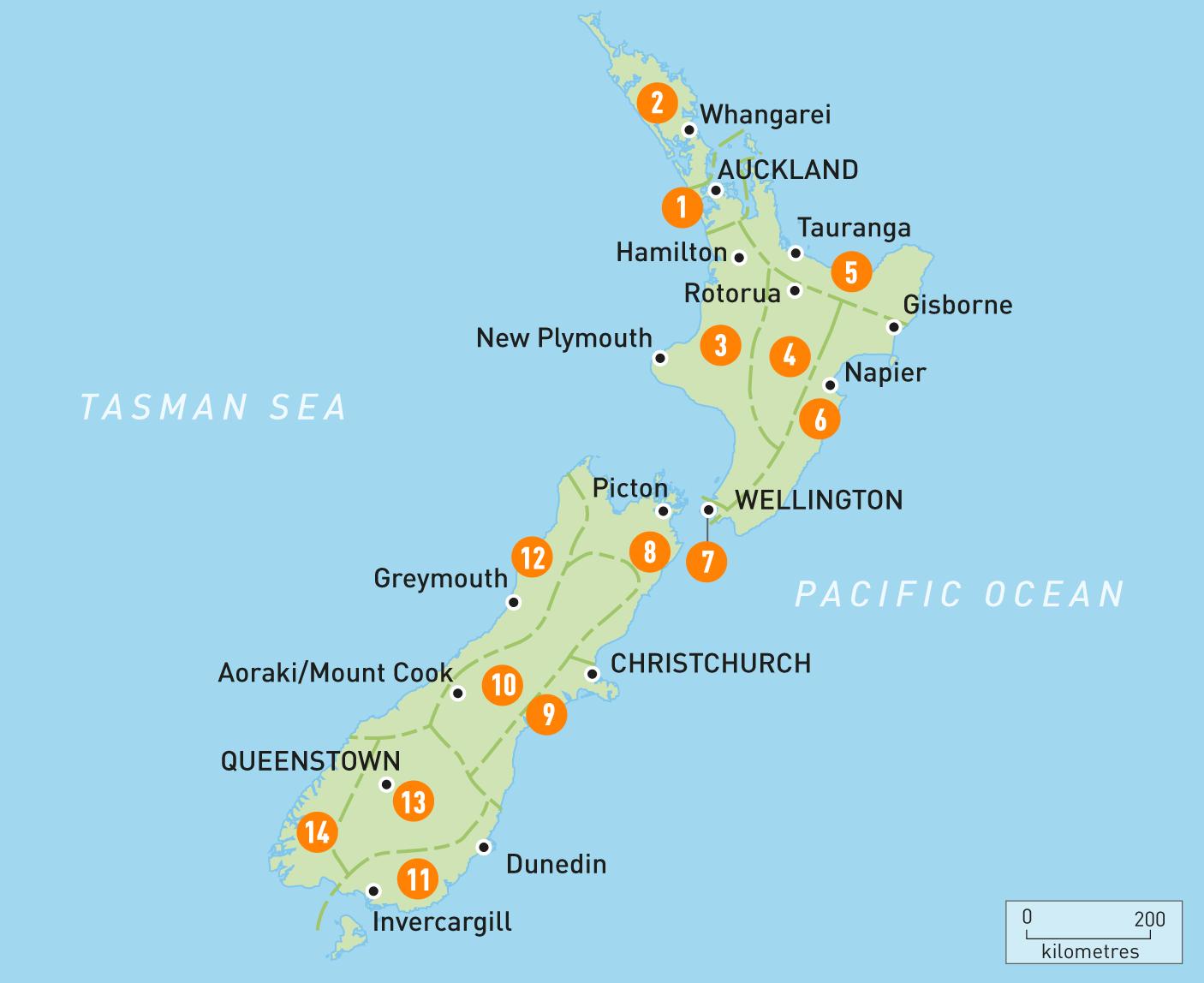 Detail Peta Selandia Baru Nomer 8