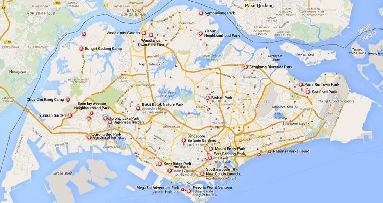 Detail Peta Singapura Lengkap Download Nomer 11