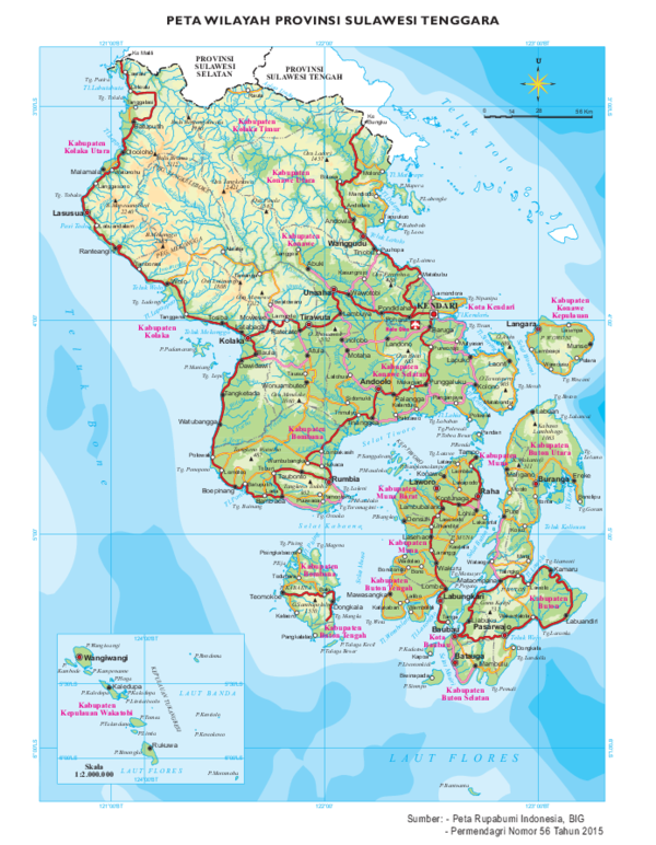 Detail Peta Sulawesi Tenggara Png Nomer 36