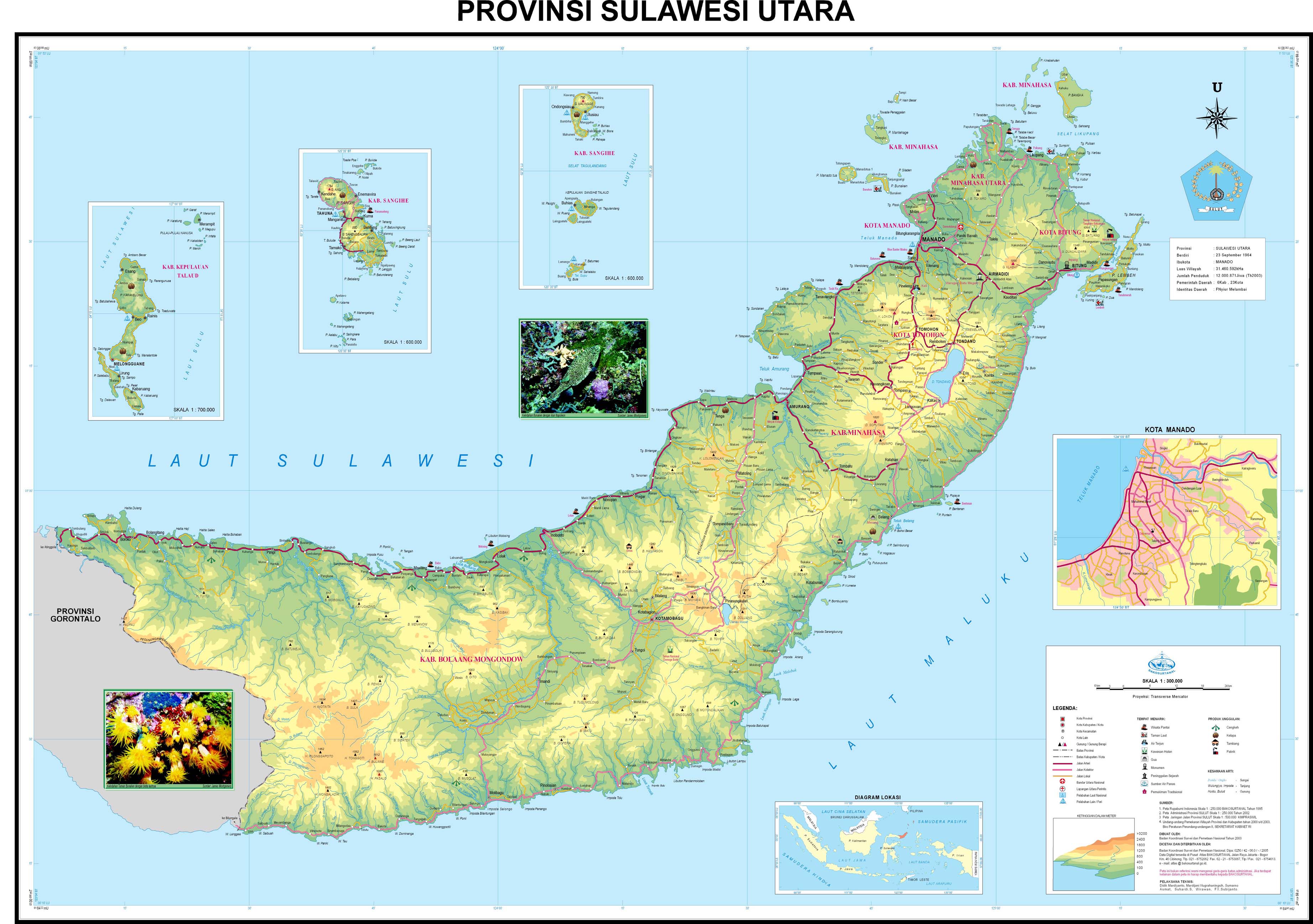 Detail Peta Sulawesi Utara Png Nomer 10