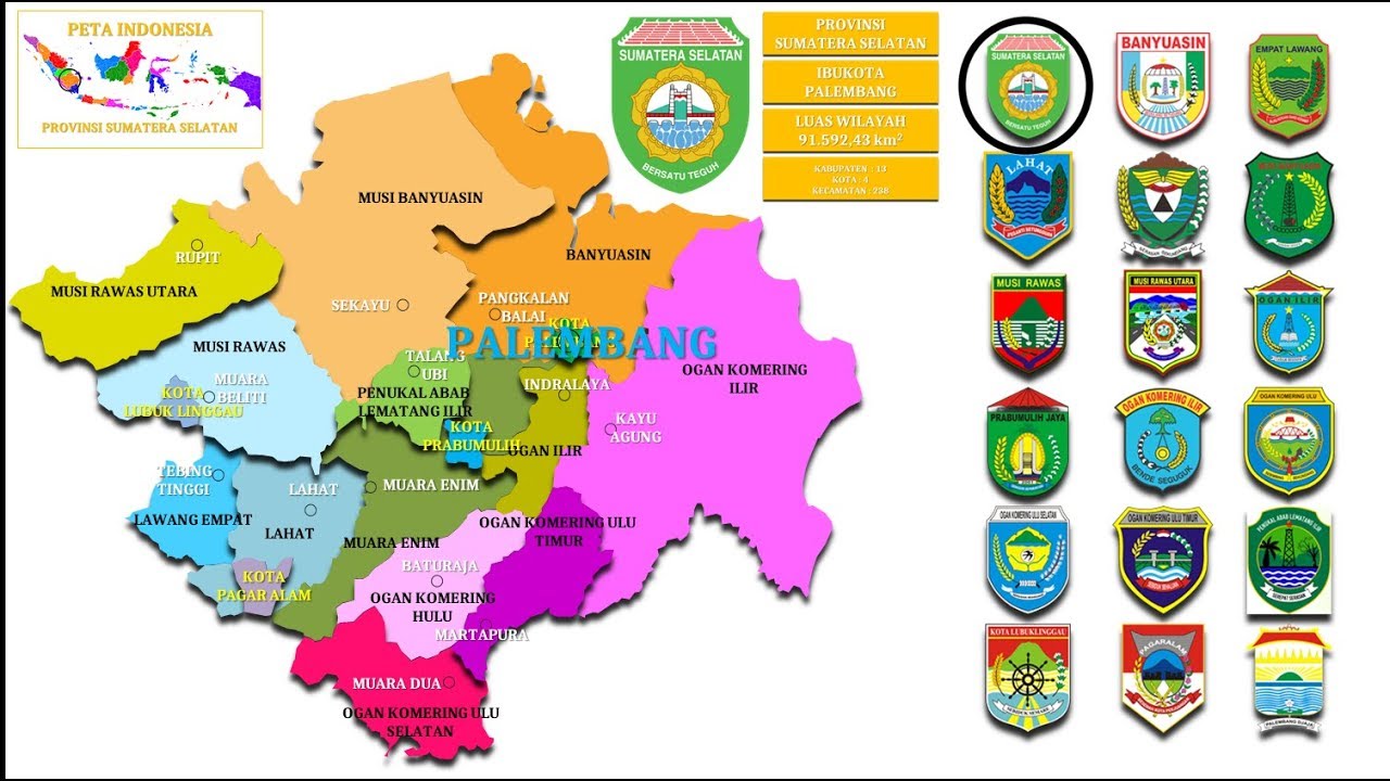 Detail Peta Sumatera Selatan Nomer 16