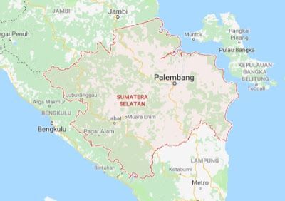 Detail Peta Sumatera Selatan Nomer 25