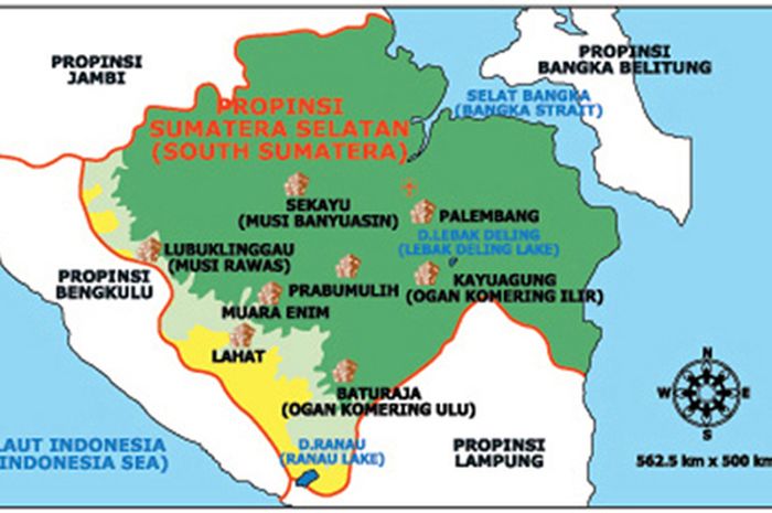 Detail Peta Sumatera Selatan Nomer 52