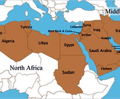 Detail Peta Timur Tengah Dan Afrika Nomer 22