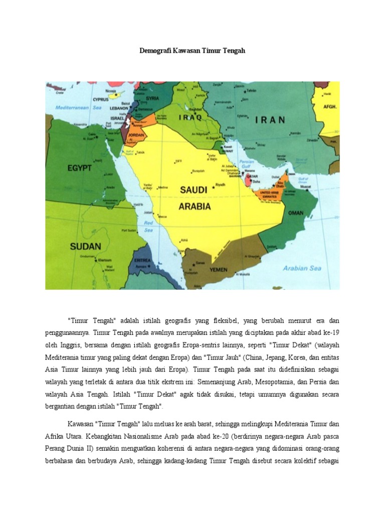 Detail Peta Timur Tengah Dan Afrika Nomer 48