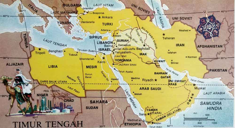 Detail Peta Timur Tengah Dan Afrika Nomer 10