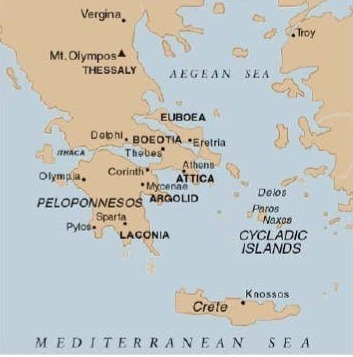 Detail Peta Yunani Kuno Nomer 14