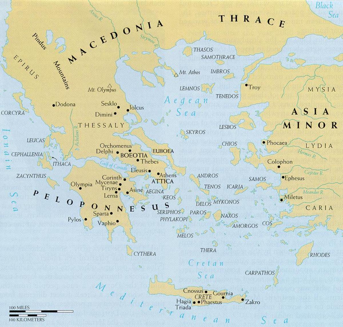 Detail Peta Yunani Kuno Nomer 16