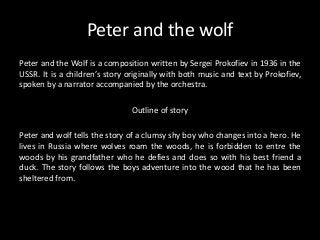 Detail Peter And The Wolf Powerpoint Nomer 46