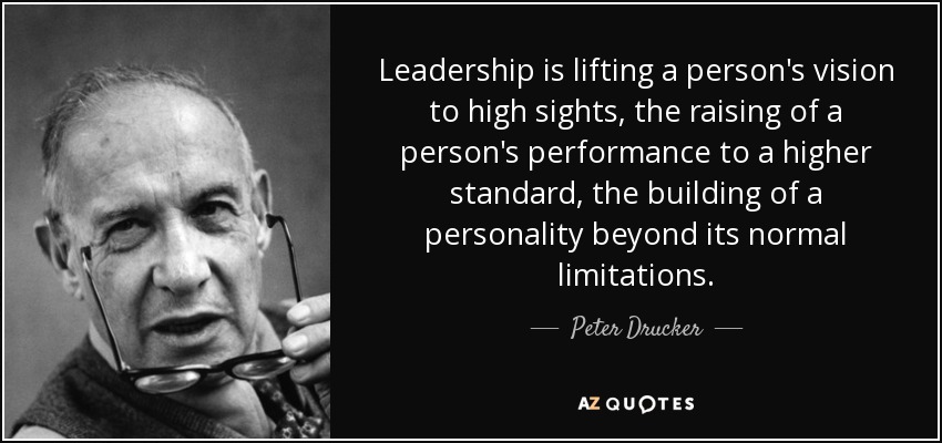 Detail Peter Drucker Leadership Quotes Nomer 27