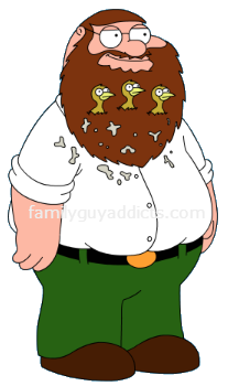 Peter Griffin Birds In Beard - KibrisPDR