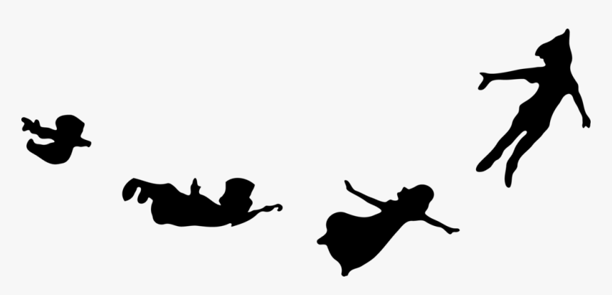 Detail Peter Pan Flying Shadow Silhouette Nomer 14