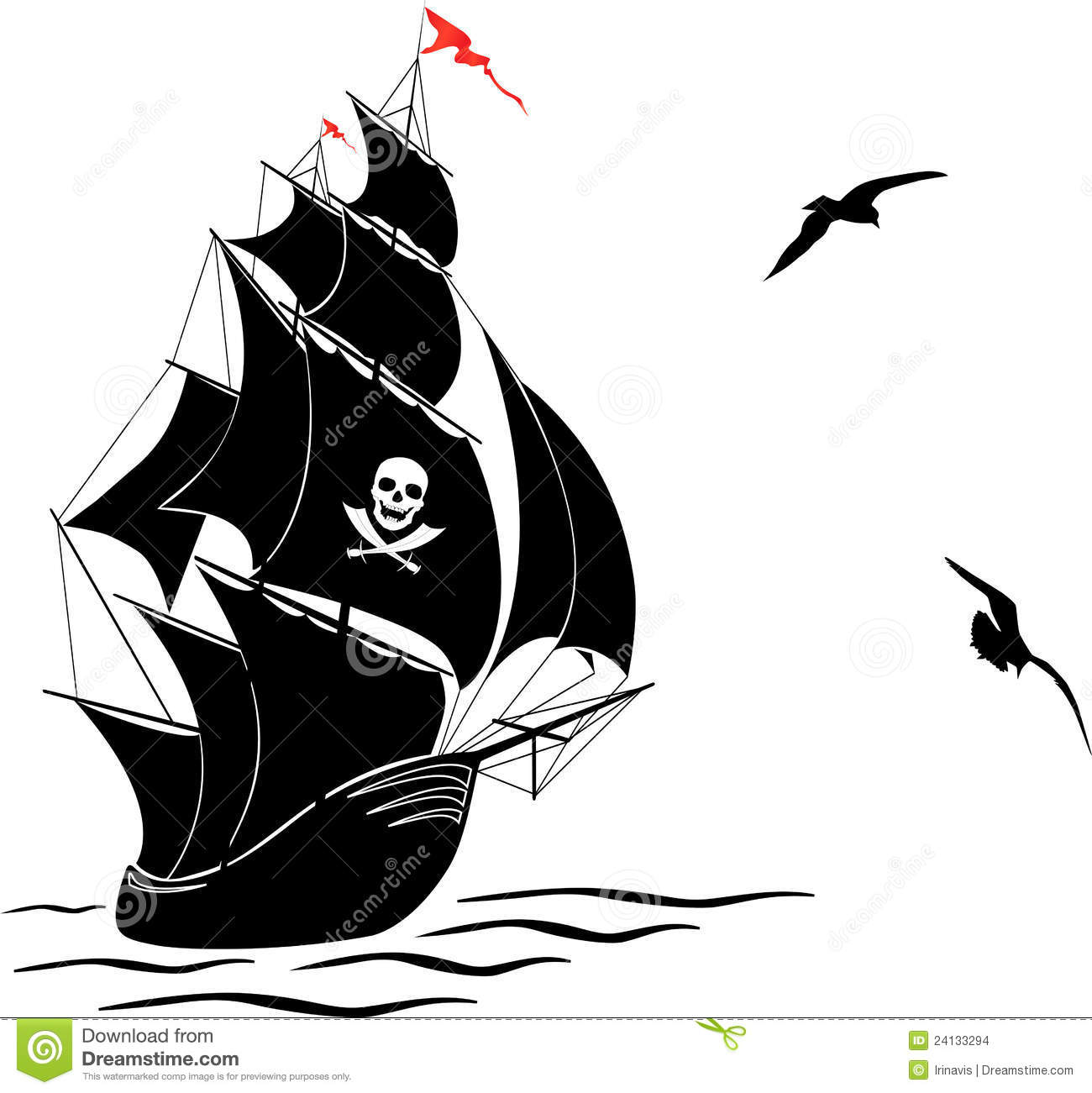 Detail Peter Pan Pirate Ship Silhouette Nomer 30