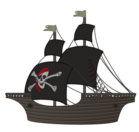 Detail Peter Pan Pirate Ship Silhouette Nomer 39