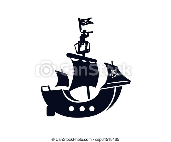 Detail Peter Pan Pirate Ship Silhouette Nomer 42