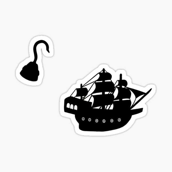 Detail Peter Pan Pirate Ship Silhouette Nomer 43