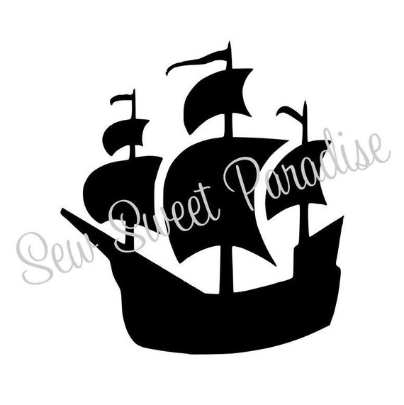 Detail Peter Pan Pirate Ship Silhouette Nomer 47