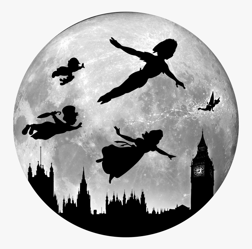 Detail Peter Pan Silhouette Clock Nomer 23