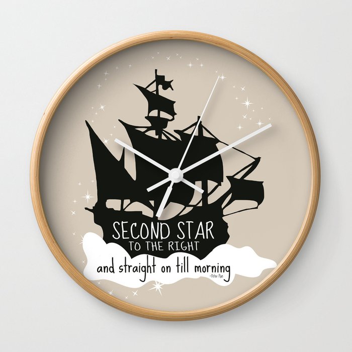 Detail Peter Pan Silhouette Clock Nomer 32