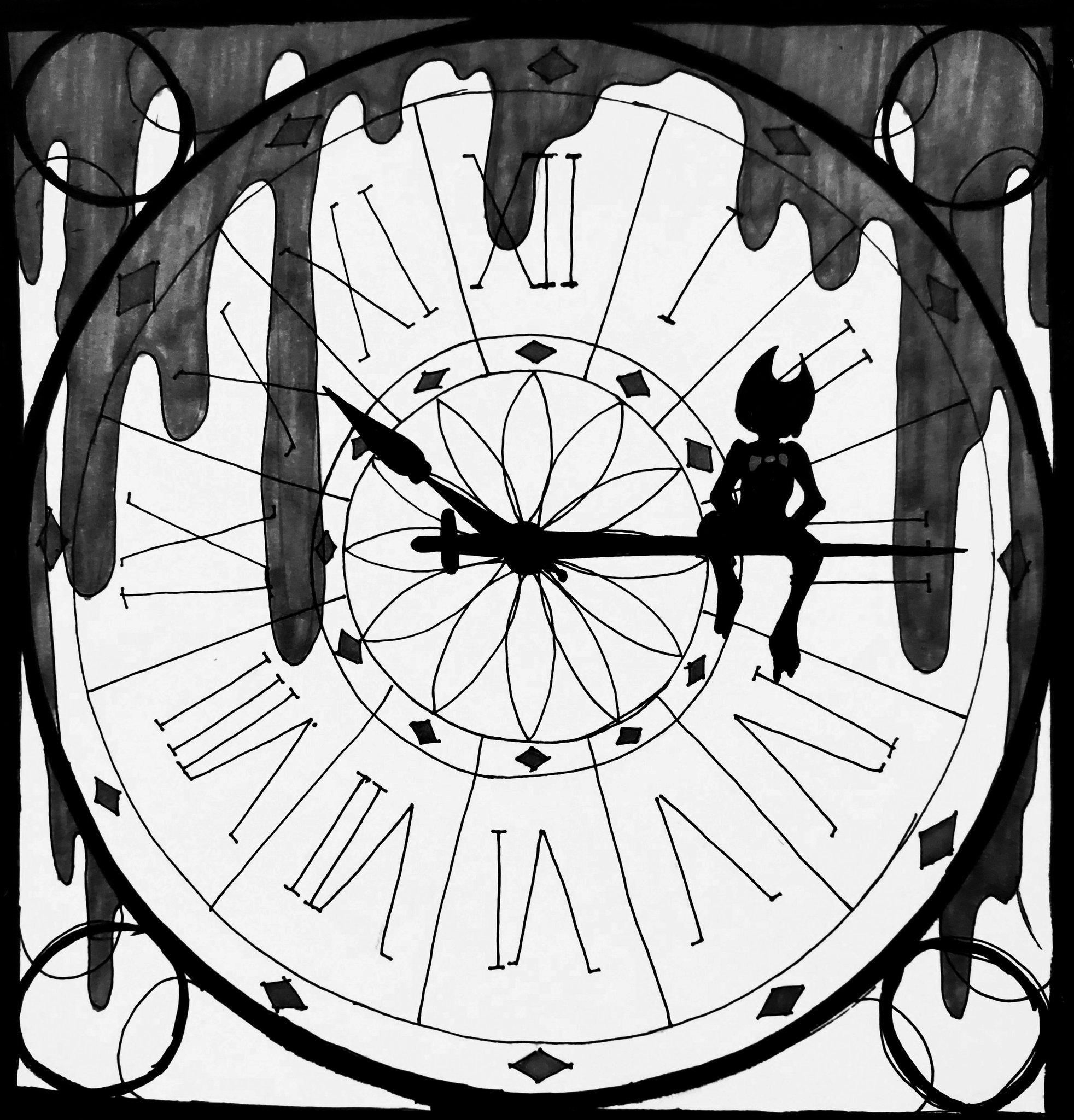 Detail Peter Pan Silhouette Clock Nomer 52