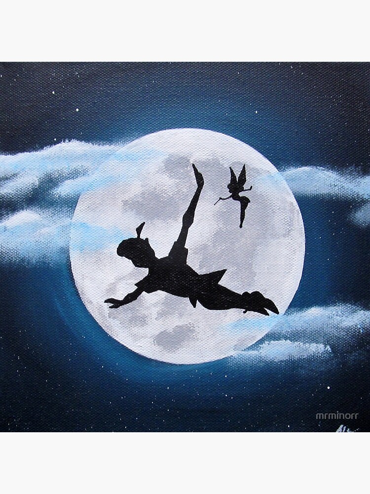 Detail Peter Pan Silhouette Painting Nomer 22