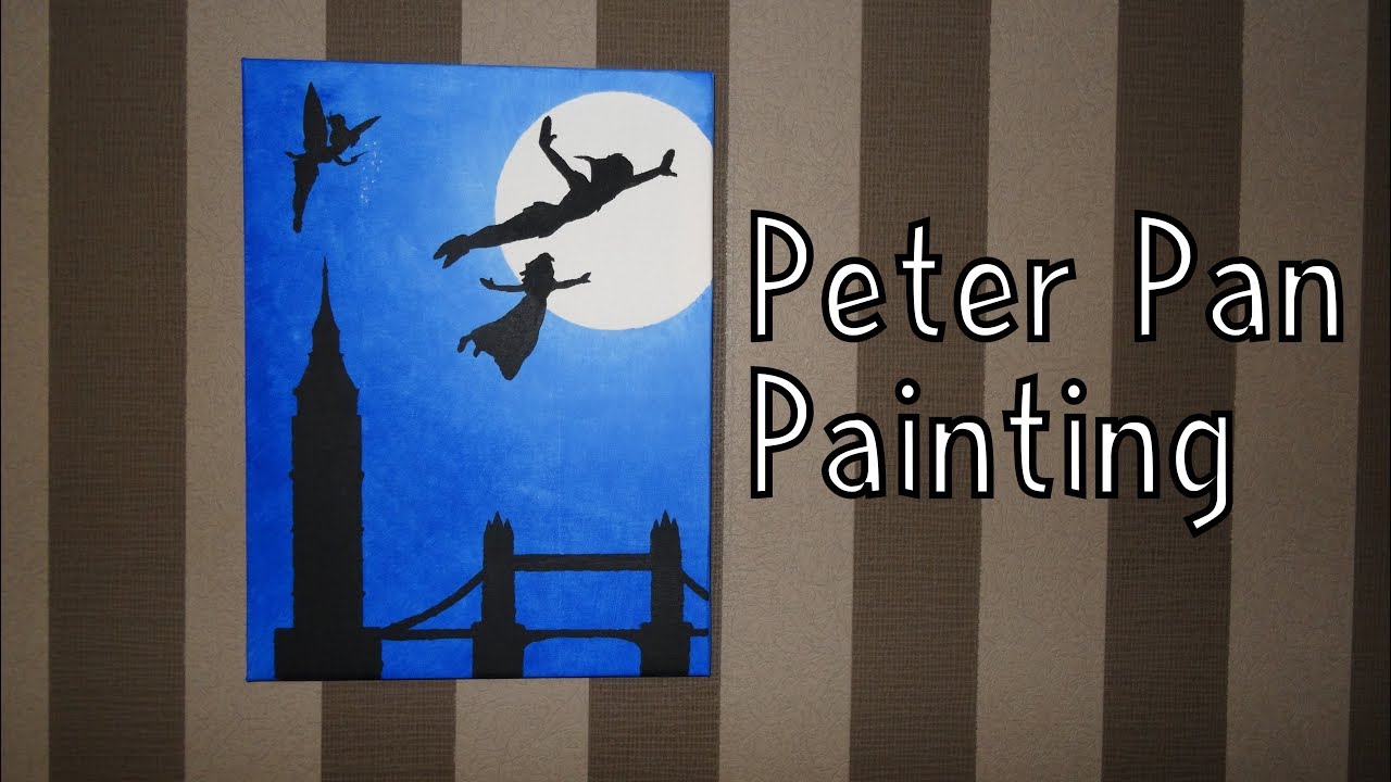 Detail Peter Pan Silhouette Painting Nomer 27