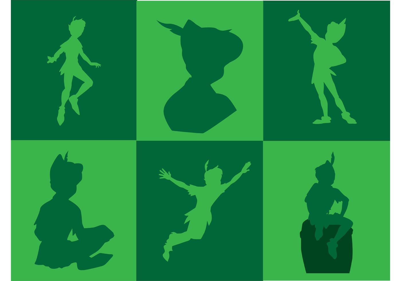 Detail Peter Pan Silhouette Vector Nomer 22