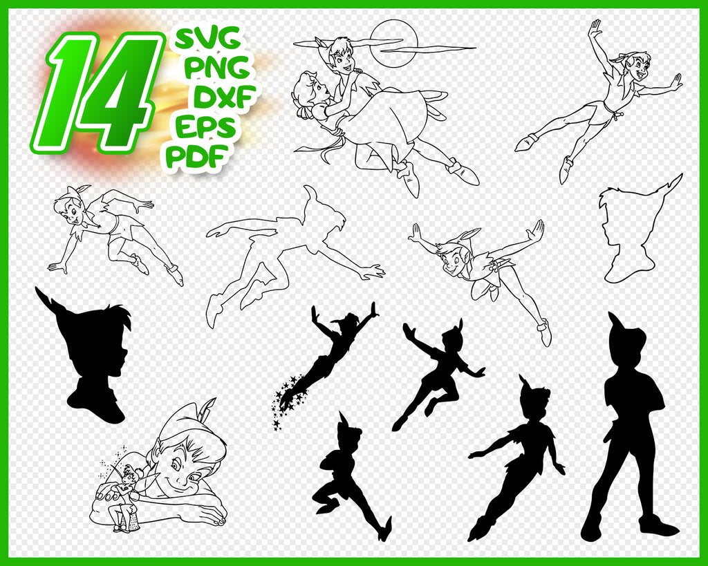 Detail Peter Pan Silhouette Vector Nomer 34