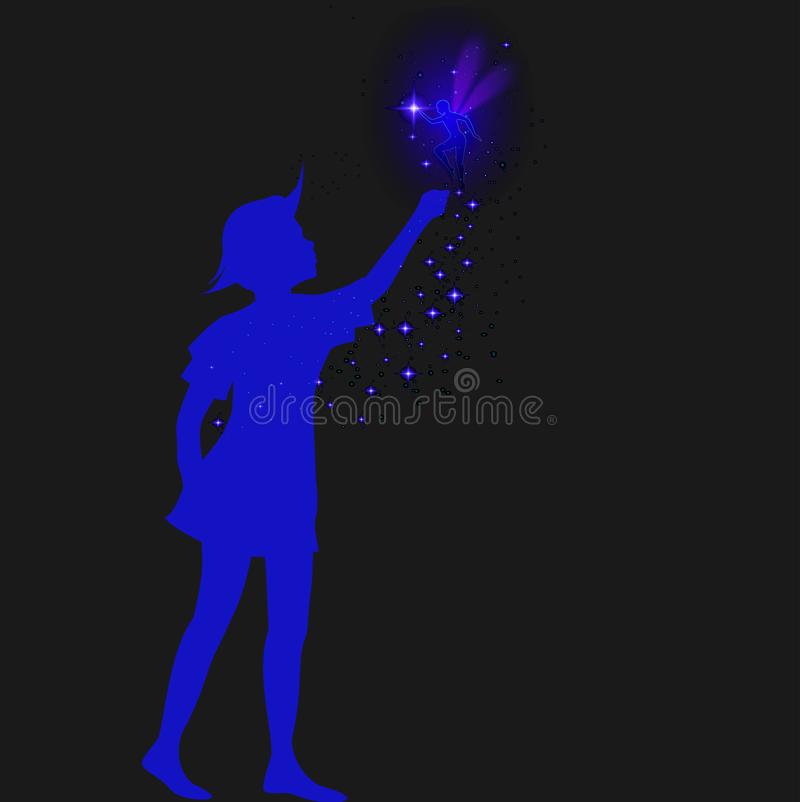 Detail Peter Pan Silhouette Vector Nomer 48