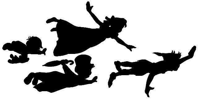 Detail Peter Pan Silhouette Vector Nomer 8