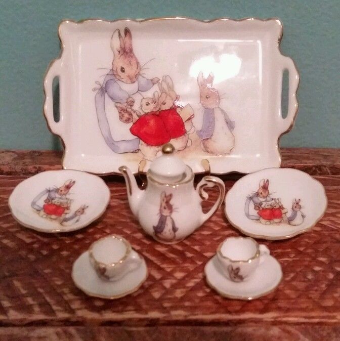 Detail Peter Rabbit Miniature Tea Set Nomer 13