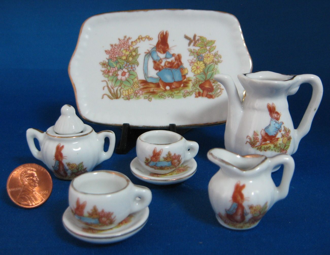 Detail Peter Rabbit Miniature Tea Set Nomer 2