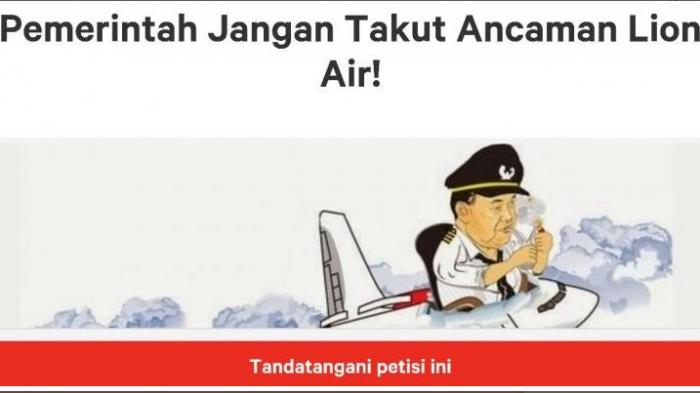 Detail Petisi Lion Air Nomer 9