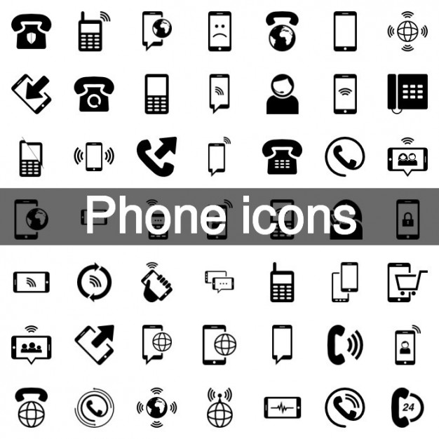 Detail Phone Icon Vector Free Download Nomer 25