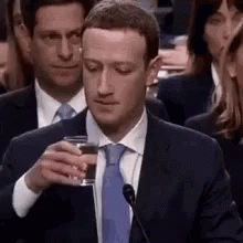 Detail Mark Zuckerberg Drinking Water Memes Nomer 17